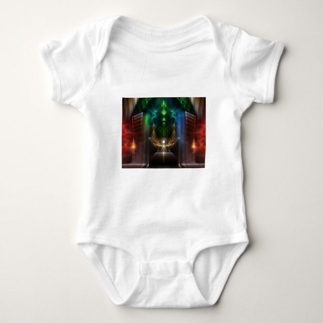 Camiseta Arte Fractal Contemplando Oz (Frente)