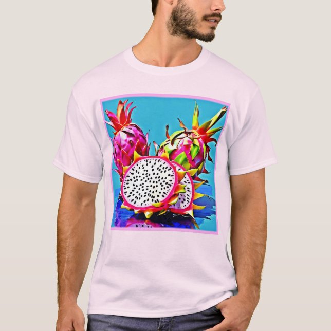 Camiseta Arte Fruta Exótica Dragão (Frente)