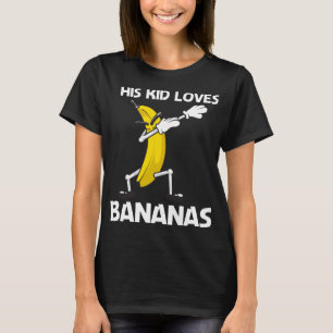 Camiseta Arte Funny Banana Para Crianças Boys Berry Fruta S