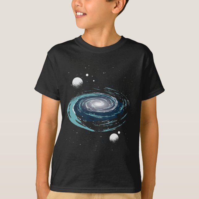 Camiseta Arte Galáctica da Nebulosa (Frente)