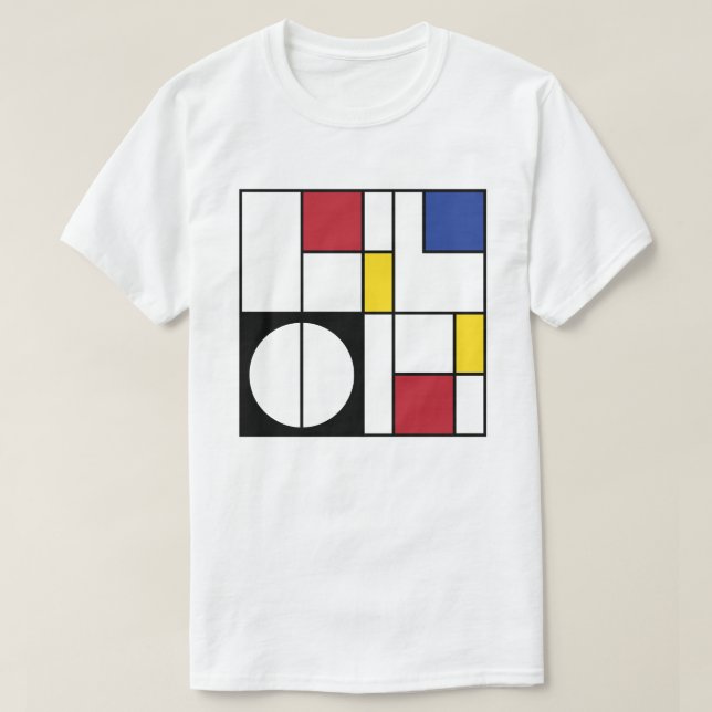 Camiseta Arte Geométrica Abstrata  (Frente do Design)