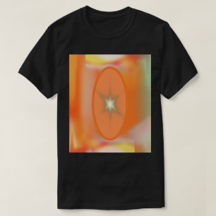 CAMISETA ARTE GEOMÉTRICA DE EXPLOSÃO DE ESTRELAS