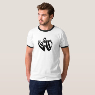 Camiseta arte geométrica moderna abstrato