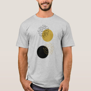 Camiseta Arte geométrica urbana simples, moderna e moderna
