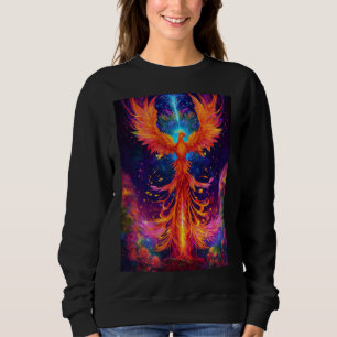 Camiseta arte gigante de aves em forma mágica