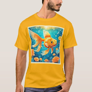 Camiseta Arte Goldfish Submarino