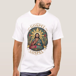 Camiseta Arte Gospel Deco Gospel Jesus Arte Deco Fé Cristã