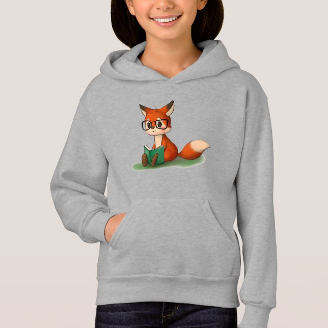 Camiseta Arte Gráfica Bela Fox Animal Art Storybook (Frente)