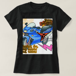 Camiseta Arte Gráfica de Moto Minimalista – Moto Moderna