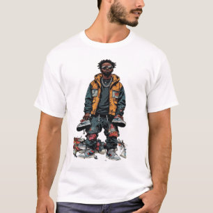 Camiseta Arte Gráfica de Sneakerhead Urbano Hypebeast - Str
