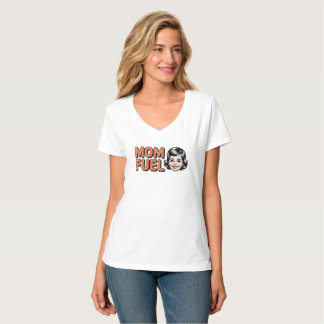 Camiseta Arte Gráfica Divertida Mãe Retro Combustível