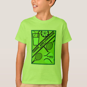 Camiseta Arte Gráfica do Jogador de Tênis