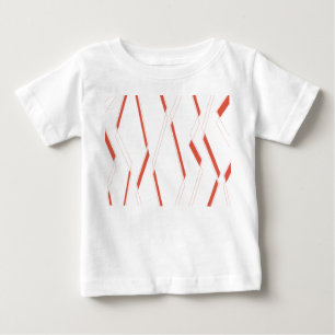 Camiseta Arte gráfica moderna e simples abstração de planta