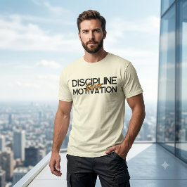 Camiseta Arte Gráfica Personalizada de Disciplina Sobre Mot