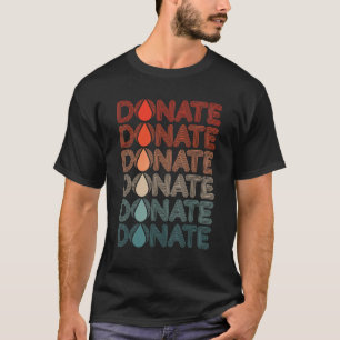 Camiseta Arte Gráfica Sanguínea legal doadora - Design de d