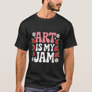 Camiseta Arte Groovy É Minha Paixão Arte Retro Engraçada Pr