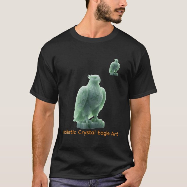 Camiseta Arte Holística de Águia de Cristal (Frente)