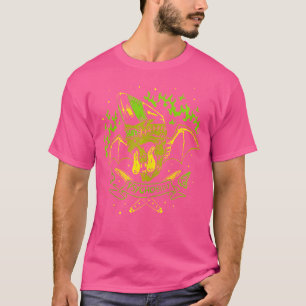 Camiseta Arte horrorosa - Monstro do Bat Zombie Pompadour -