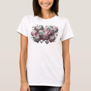 Camiseta Arte impressa em ABSTRACT ART Vermelho Chic