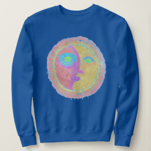 Camiseta Arte Incrivelmente Abstrato Sun Face Wearable