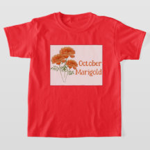 Arte Infantil Flor de Marigold Aniversário de Outu