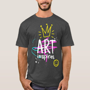 Camiseta Arte Inspira Motivação Artista do Estilo de Grafit