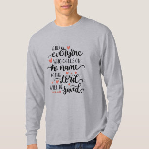 Camiseta Arte Inspirada na Fé e no Amor Cristão
