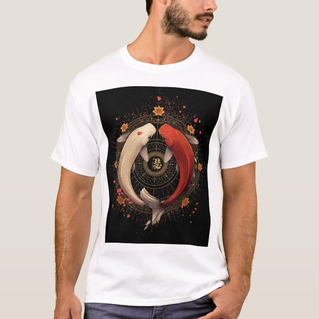 Camiseta Arte Japonês Zen Feng Shui (Frente)