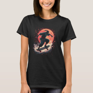 Camiseta Arte Japonesa Anime Samurai Guerreiro Pôr do Sol V