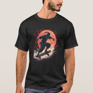 Camiseta Arte Japonesa Anime Samurai Guerreiro Pôr do Sol V