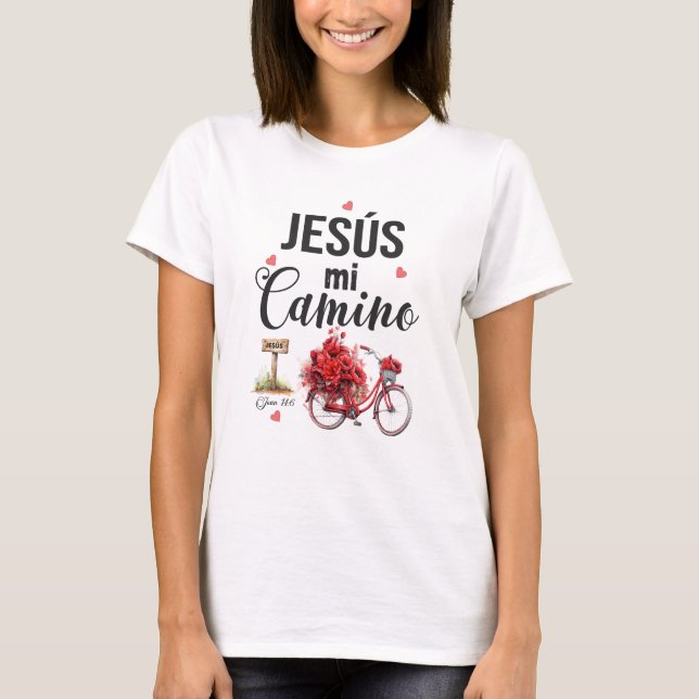 CAMISETA ARTE JESÚS MI CAMINO (Frente)