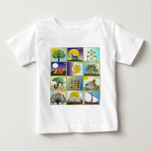 Camiseta Arte Judaica 12 Tribos de Israel