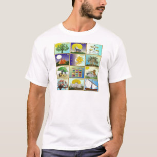 Camiseta Arte Judaica 12 Tribos de Israel
