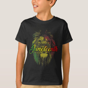 Camiseta arte junenth bandeira africana história negra mont