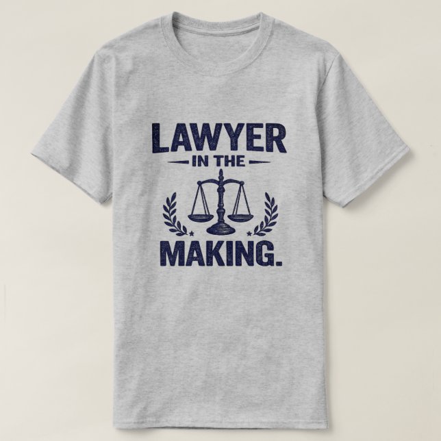Camiseta Arte Jurídica do Advogado em Formação (Frente do Design)