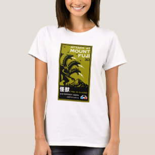 Camiseta Arte Kaiju Japonesa