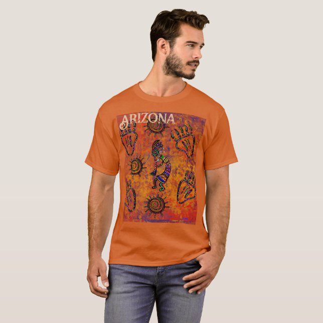 Camiseta Arte Kokopelli (Frente Completa)