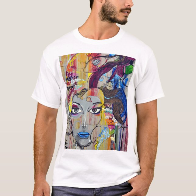 Camiseta Arte Ladyface (Frente)