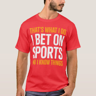 Camiseta Arte Legal de Apostas Esportivas para Homens Mulhe