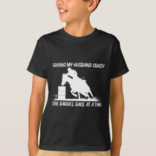 Camiseta Arte legal De Corrida De Barrel Para Mulheres Rid 