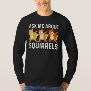Camiseta Arte legal De Esquilo Para Homens Mulheres Chipmun