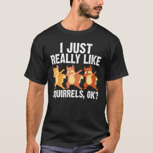 Camiseta Arte legal De Esquilo Para Homens Mulheres Chipmun