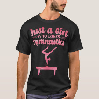 Camiseta Arte Legal de Ginástica para Meninas Mulheres Giná