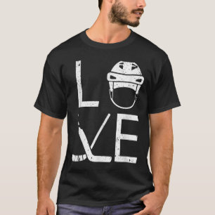 Camiseta Arte Legal de Hockey no Gelo Para Homens Mulheres