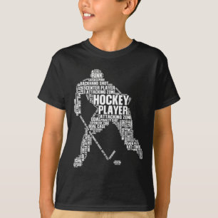Camiseta Arte Legal de Hockey no Gelo Para Homens Mulheres