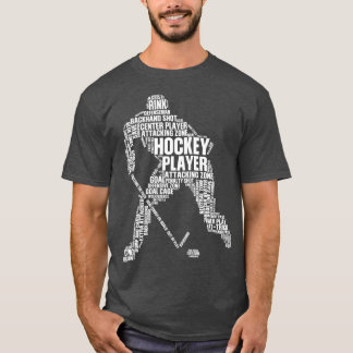 Camiseta Arte legal De Hóquei No Gelo Para Homens Meninos I