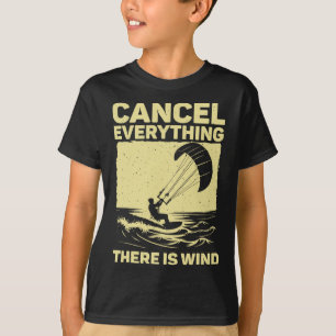 Camiseta Arte Legal de Kitesurfing Para Homens Mulheres Kit