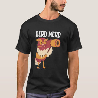 Camiseta Arte Legal de Observação de Pássaros para Homens e