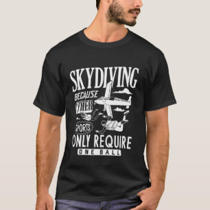 Camiseta Arte Legal de Paraquedismo Céu Paraquedista e