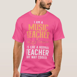 Camiseta Arte legal De Professores De Música Para Mulheres